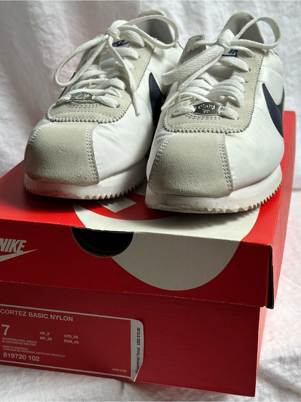 Nike Cortez Nylon Sneaker Womens Sz 9 - Picture 2 of 16